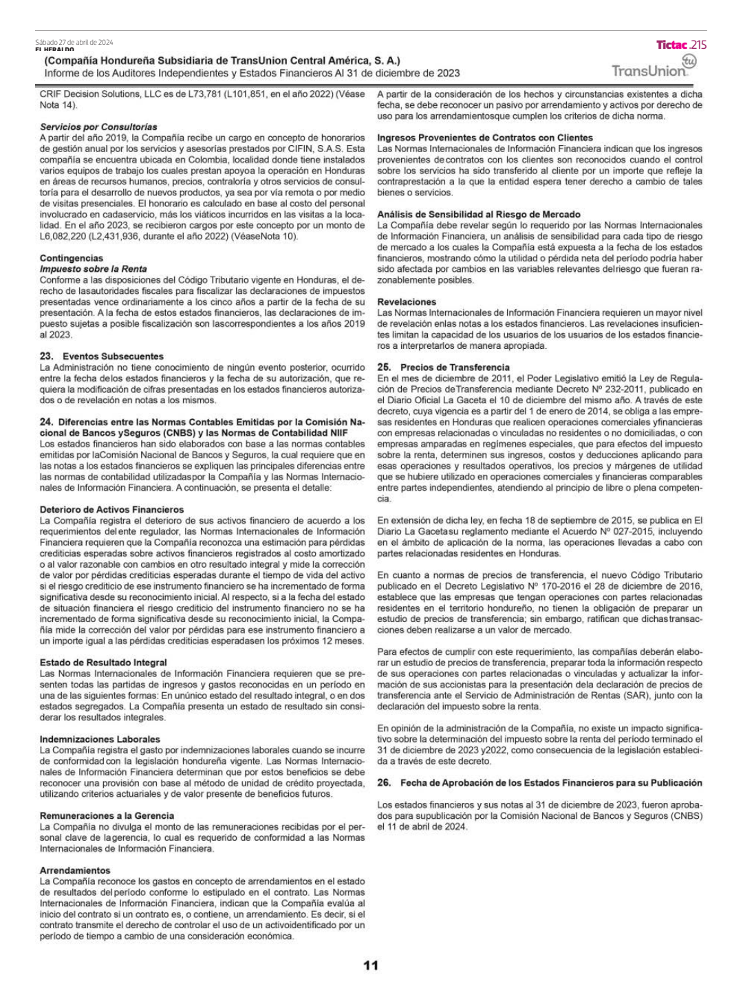 SEPROC - PAG 205-215. ESTADOS FINANCIEROS